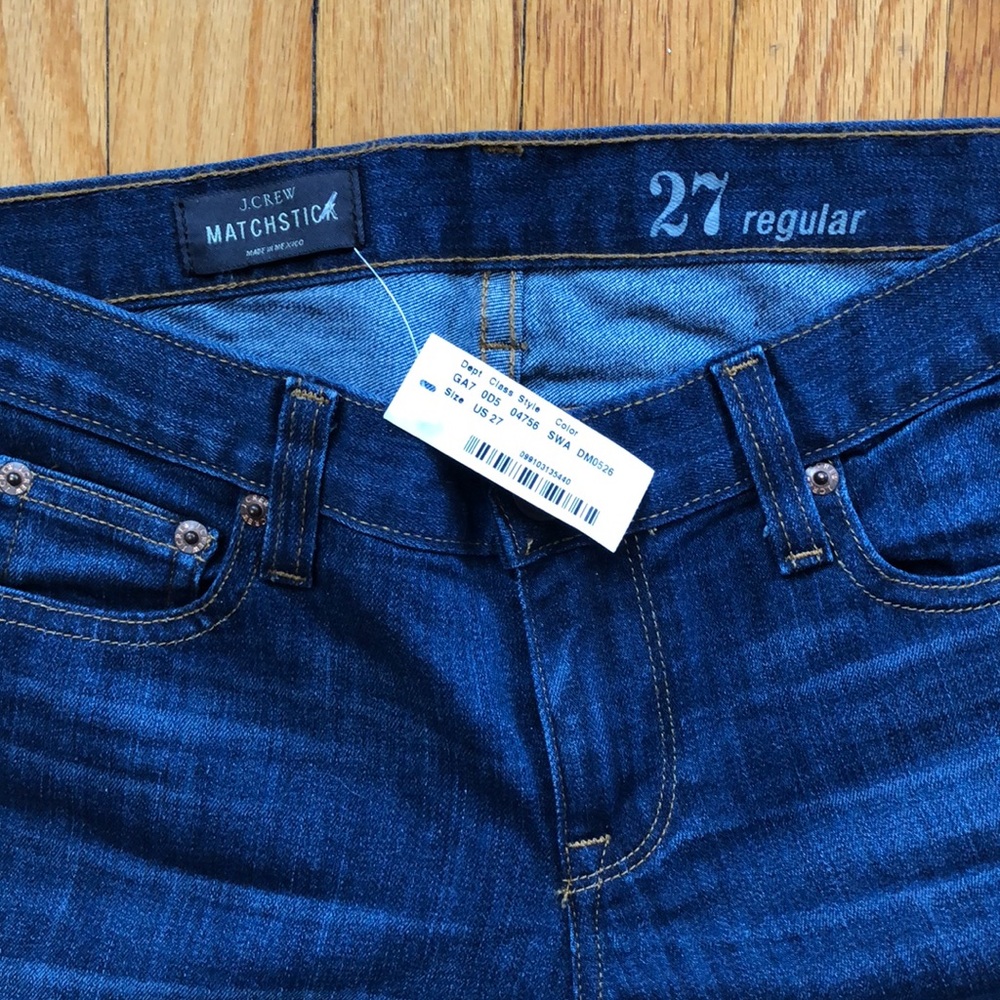 NWT J.Crew Mathstick jeans - Picture 2 of 4